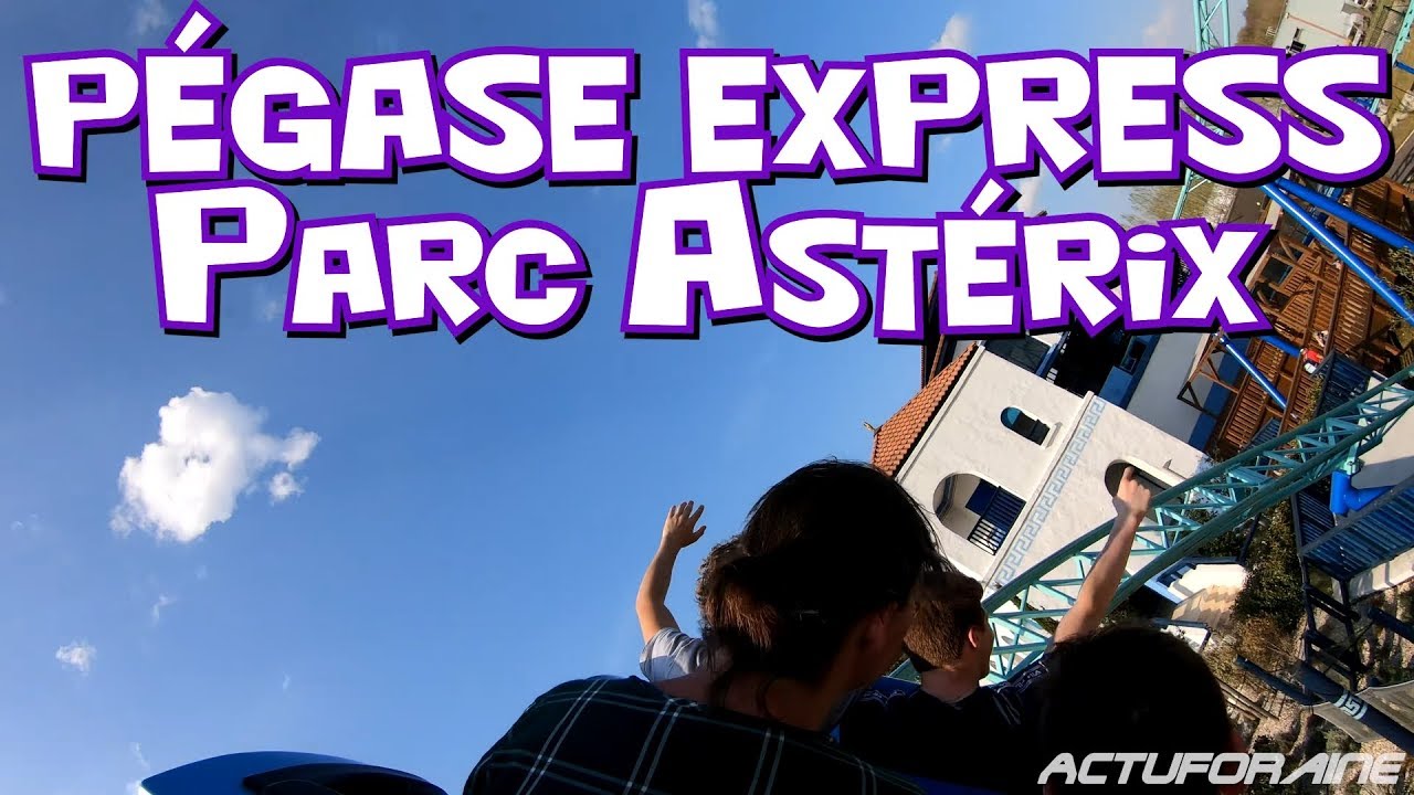 Parc Astérix - Pégase Express [4K]