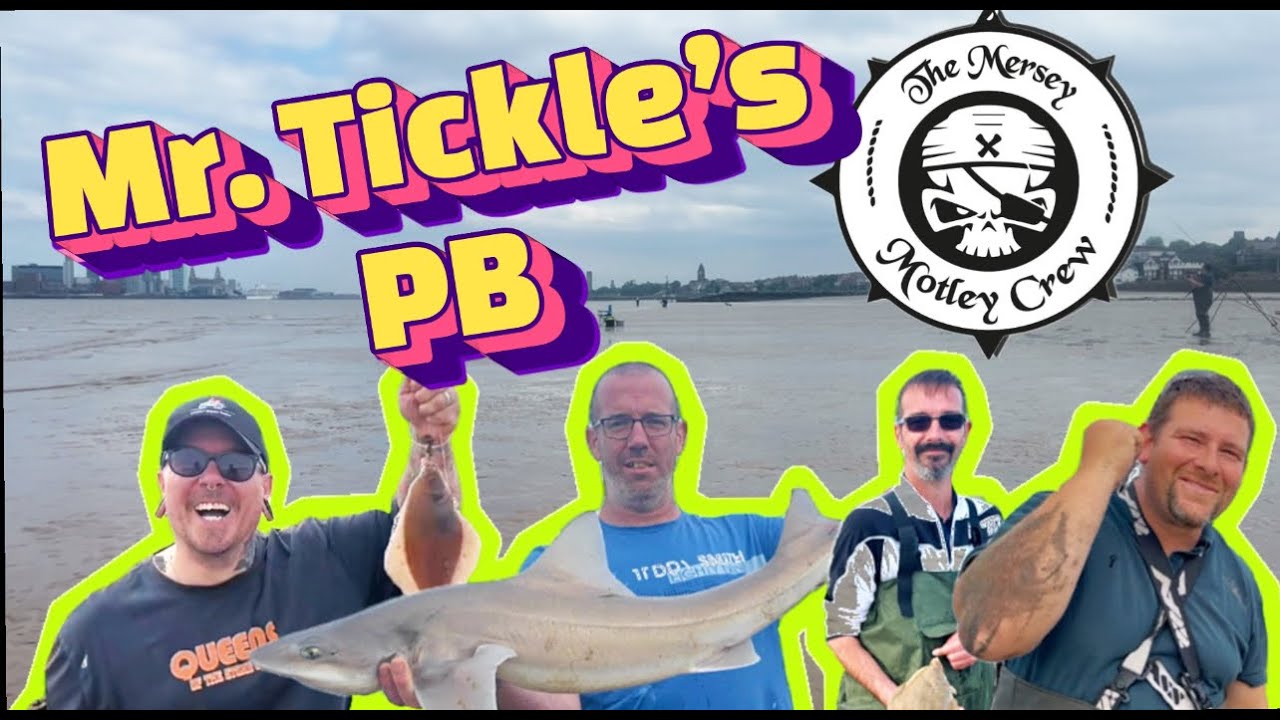 Mr. Tickle Found Something HUGE at Low Tide! #themerseymotleycrew #smoothhounds #fishing #peeler