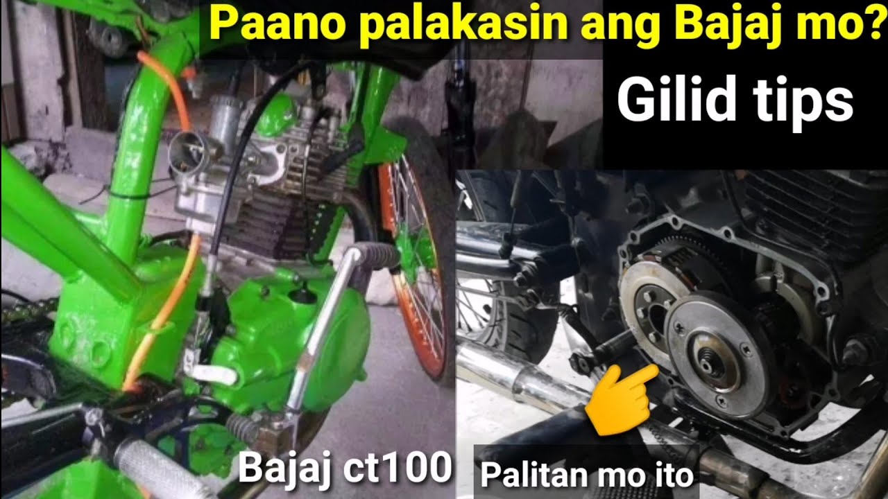 Paano pabilisin ang Bajaj ct100 panoorin mo eto Di ka mag sisisi gilid tips tune up at lighten