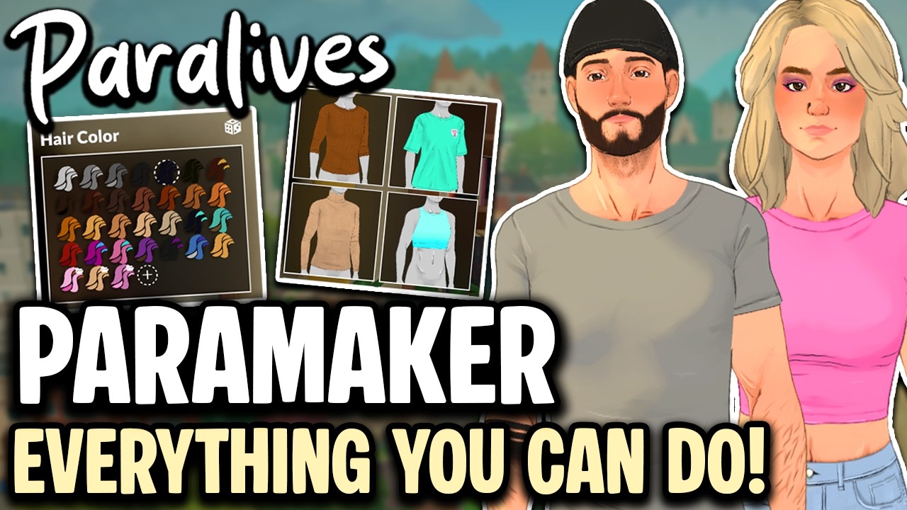 Paralives Paramaker Full Guide (Hair, Outfits & More!)