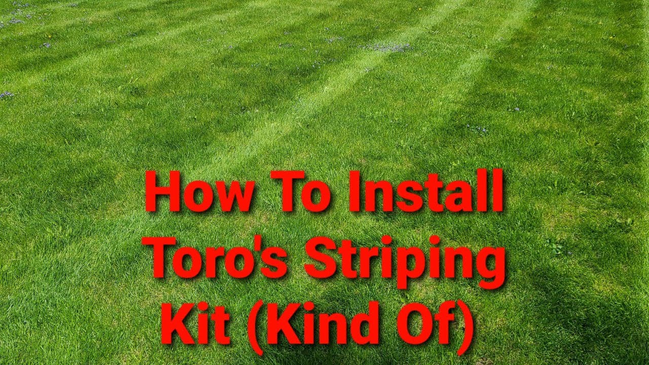 Toro Timecutter Striping Kit Installation... Kind Of..