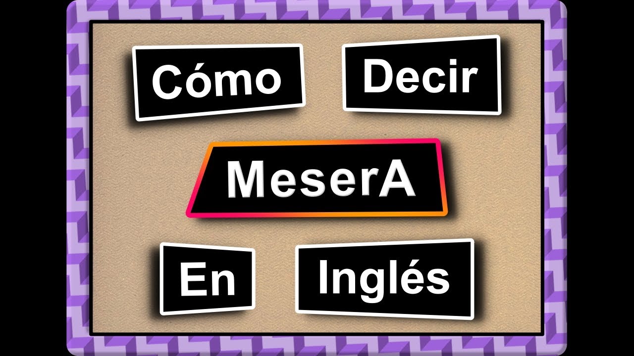Cómo Decir MESERA (Waitress) En Inglés #PronunciaciónEnInglés #aprenderingles #inglésfacil