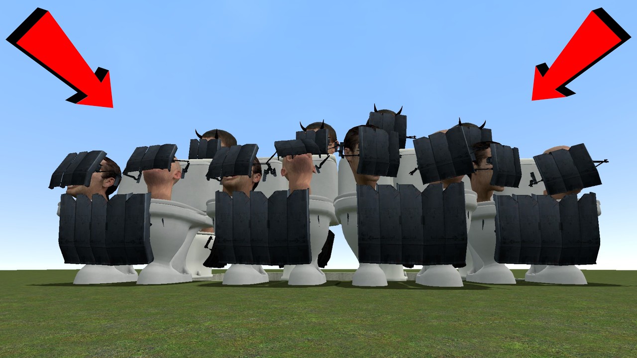 SPARTAN KICKING ALL SKIBIDI TOILETS IN DEEP PIT GARRYS MOD ! EP-01 #gmod