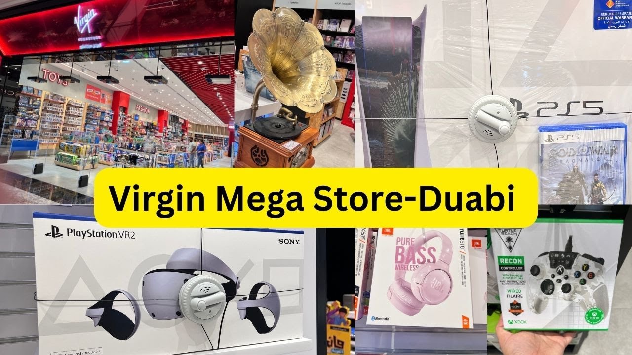 Dubai Virgin Mega Store PS 5 Gadgets Phones #shoppingspree #dubaivlog #dubaimall