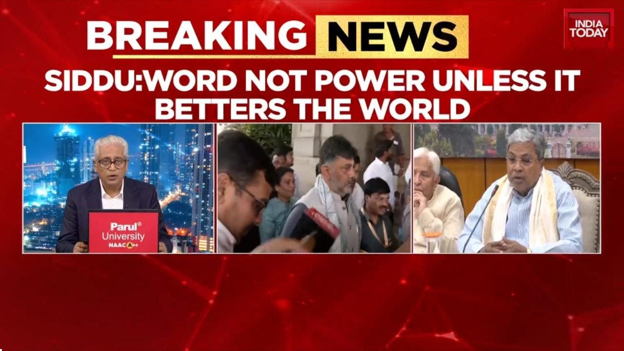 Karnataka Power Tussle: Siddaramaiah and DK Shivakumar in 'Word War' Over CM Post