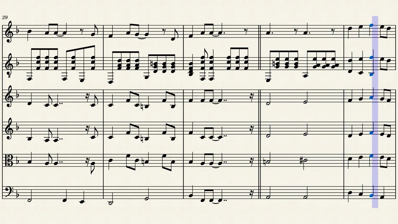 Yesterday – The Beatles ～楽譜に起こしてみた～