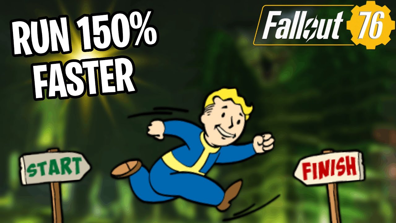 Теперь мы можем бегать быстрее! 150% - Fallout 76 очков