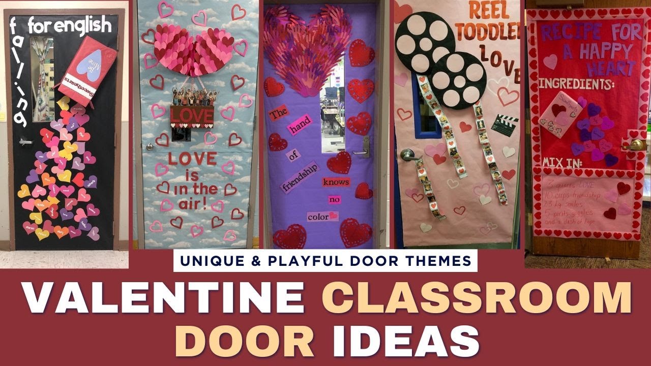 121+ Easy Valentines Day classroom door ideas for 2026 | Low Budget & Creative