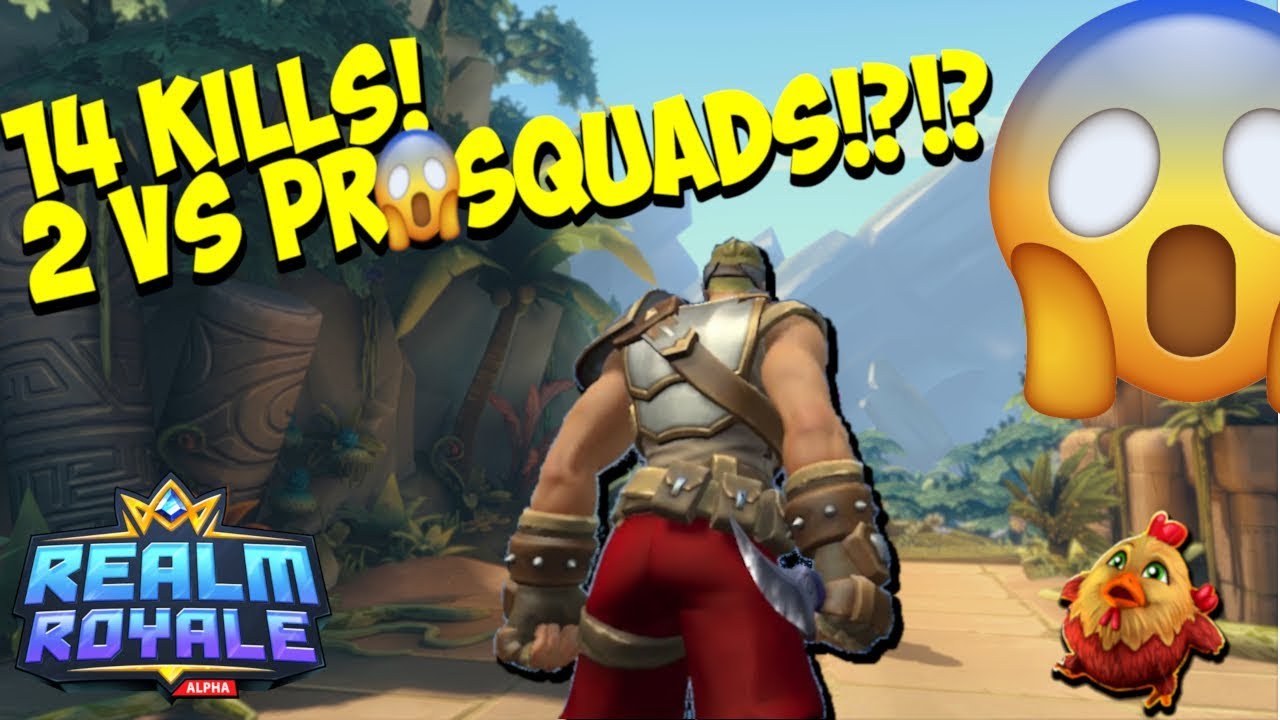 BEST REALM ROYALE PLAYER? 2 vs PRO SQUADS - SSLCK
