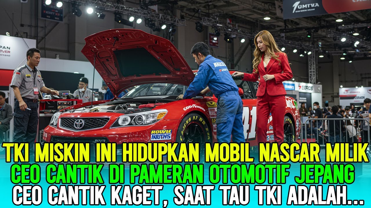 TKI YANG DIREMEHKAN‼️TKI INI HIDUPKAN MOBIL NASCAR MILIK CEO SAAT SEMUA MEKANIK TOP JEPANG MENYERAH