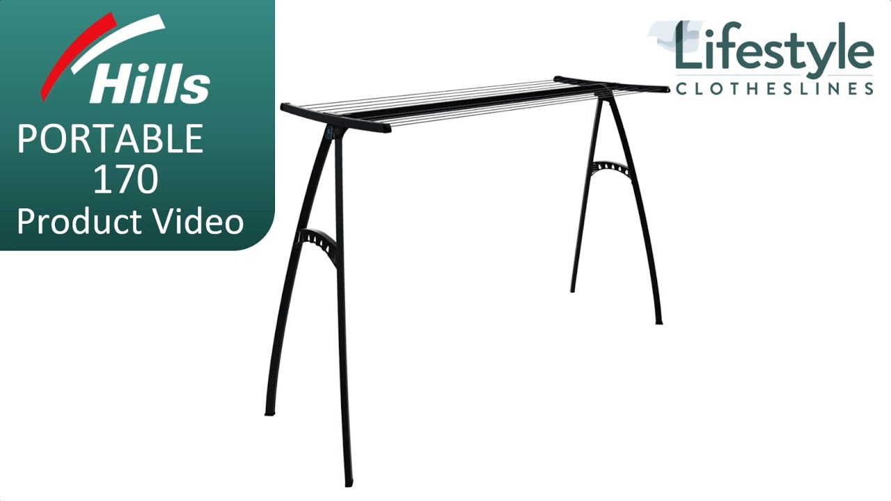 Hills Portable 170 Clothesline Product Video