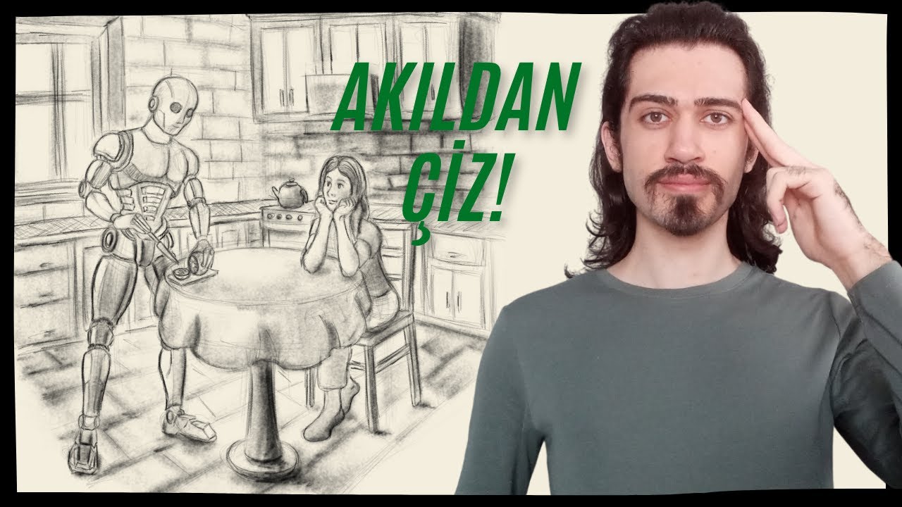 İmgesel Çizim Nasıl Yapılır? Konu: Bir Robot Kahvaltı Hazırlar!