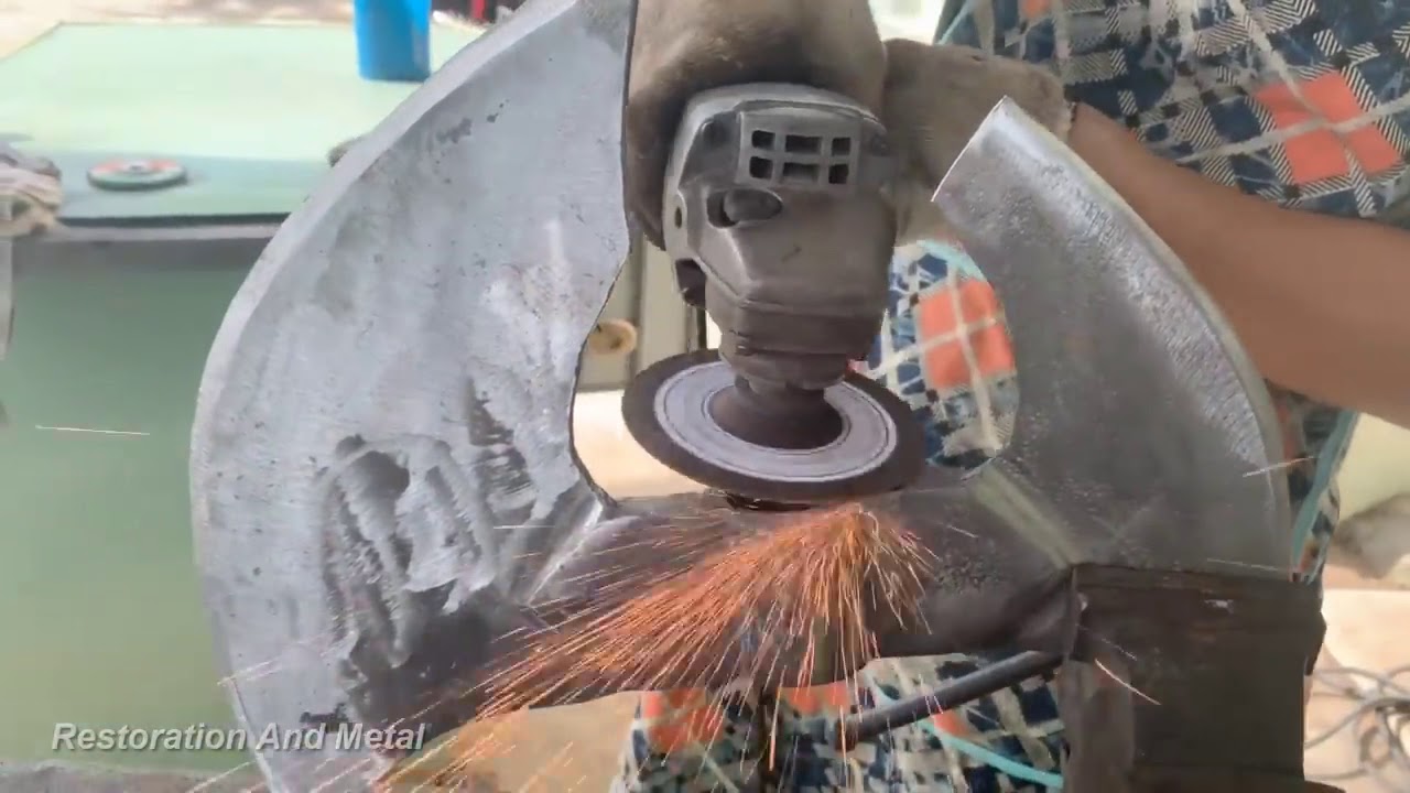 Restoration Axe rusty | Antique axe build tools old restore