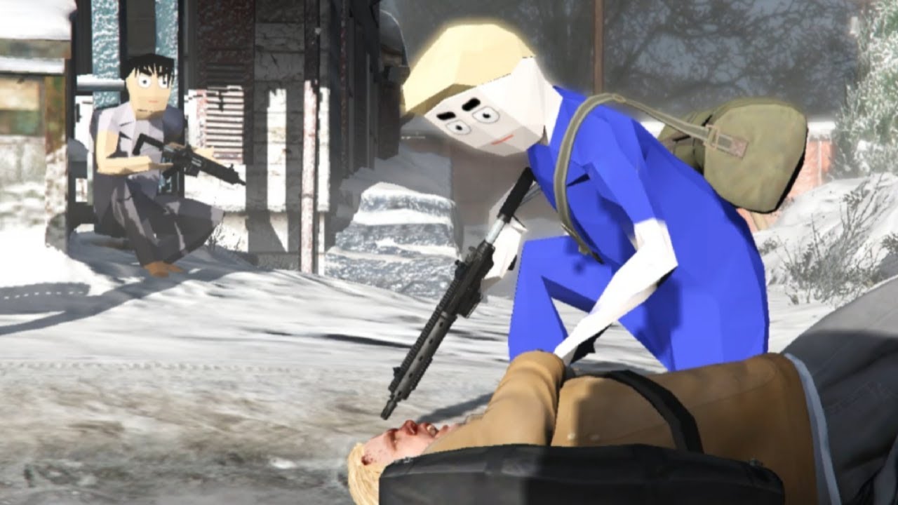 POR ESTA RAZON MURI&Oacute; SU AMIGO GTA 5 - Dude Theft Wars Exe - Dude Theft Wars Funny Moments #11