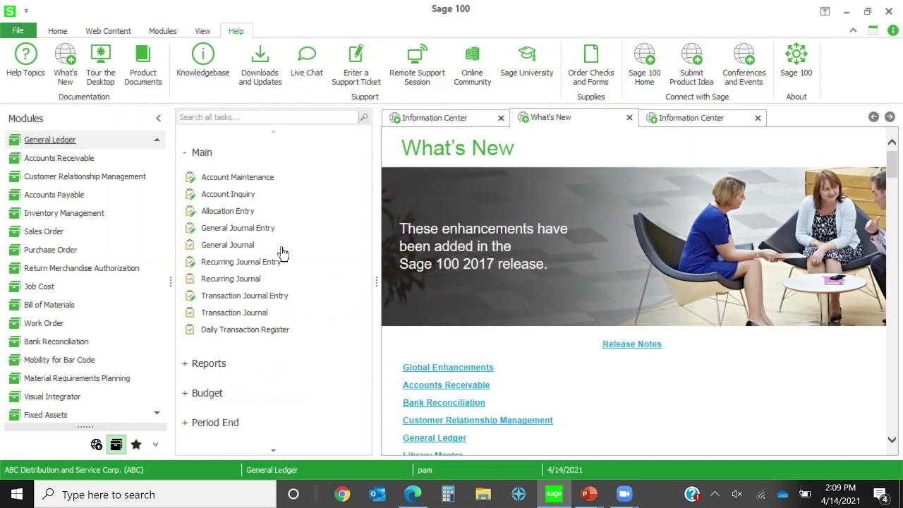 Sage 100 ERP | General Ledger Tips and Tricks