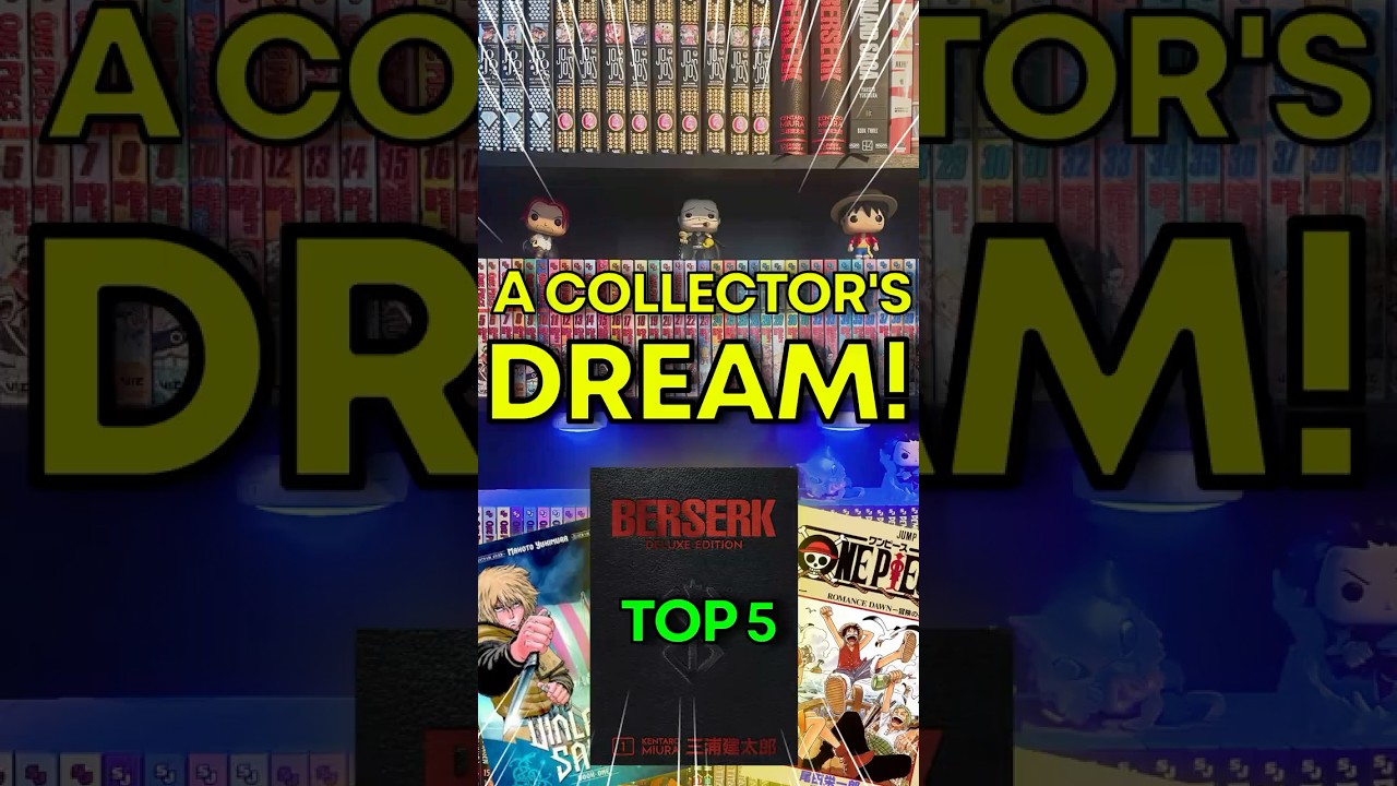Top 5 BEST LOOKING Manga Volumes!