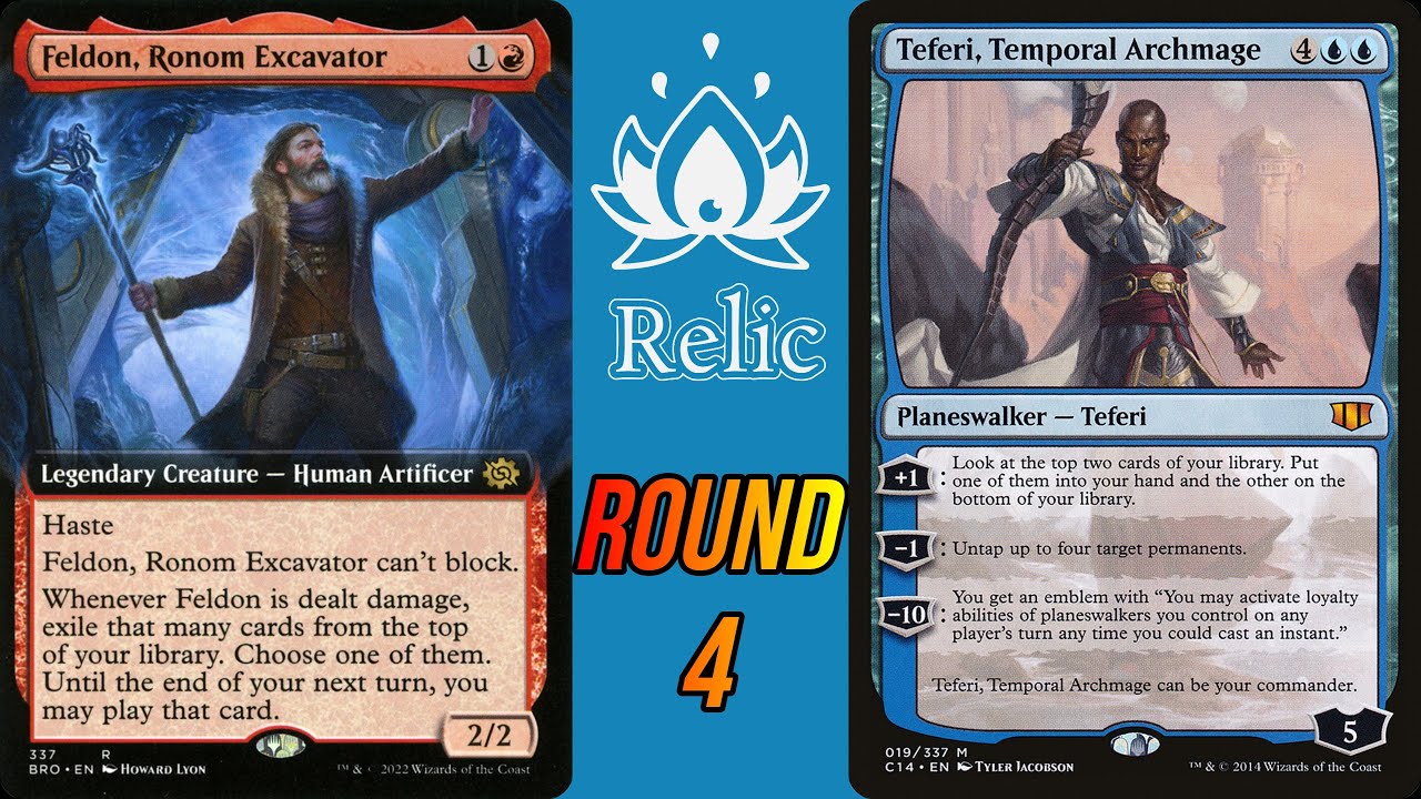 Relic Fest Round 4 - Feldon (Guillaume Fanet) Vs Téfeiri (Grégoire Payan Koraysh) - Duel Commander