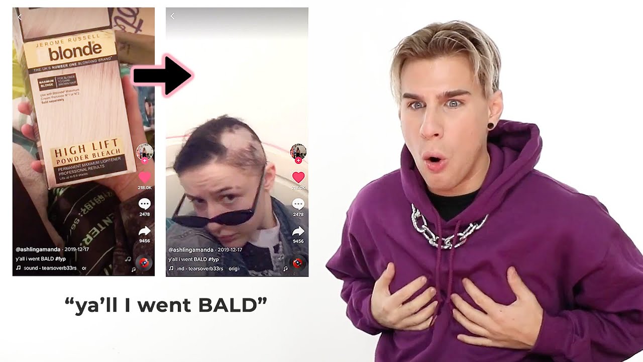Hairdresser Reacts To Tiktok Bleach Disasters