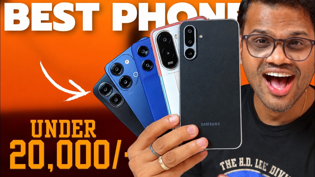 Top 5 Best Phones Under ₹20,000 in Flipkart & Amazon Sale 2026⚡5G Phones Under 20K