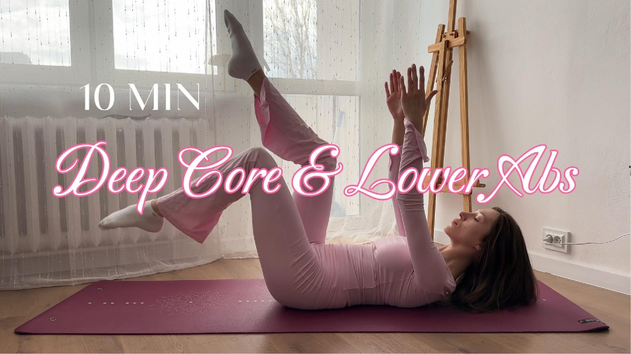 10 MIN LOWER ABS & DEEP CORE PILATES 🔥 BELLY FAT BURN ROUTINE