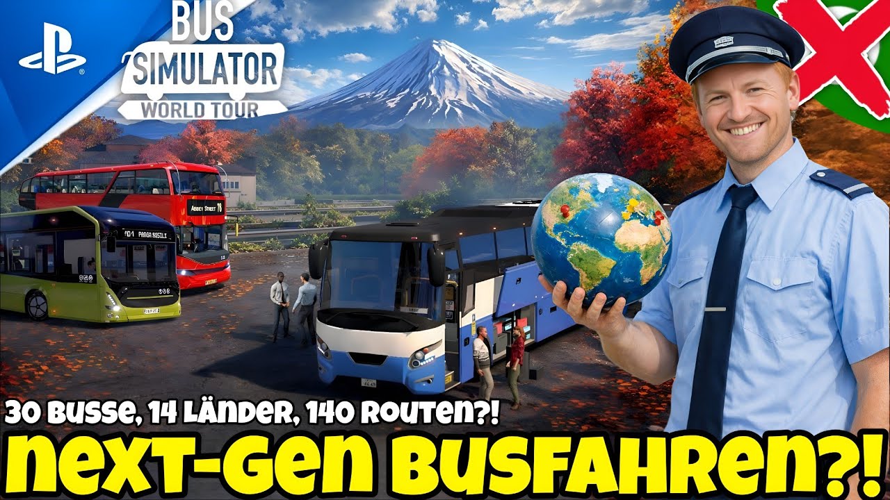 🚍Neuer Bus Simulator auf PS5!😁🌍Lohnt sich BUS SIMULATOR – WORLD TOUR [REVIEW]