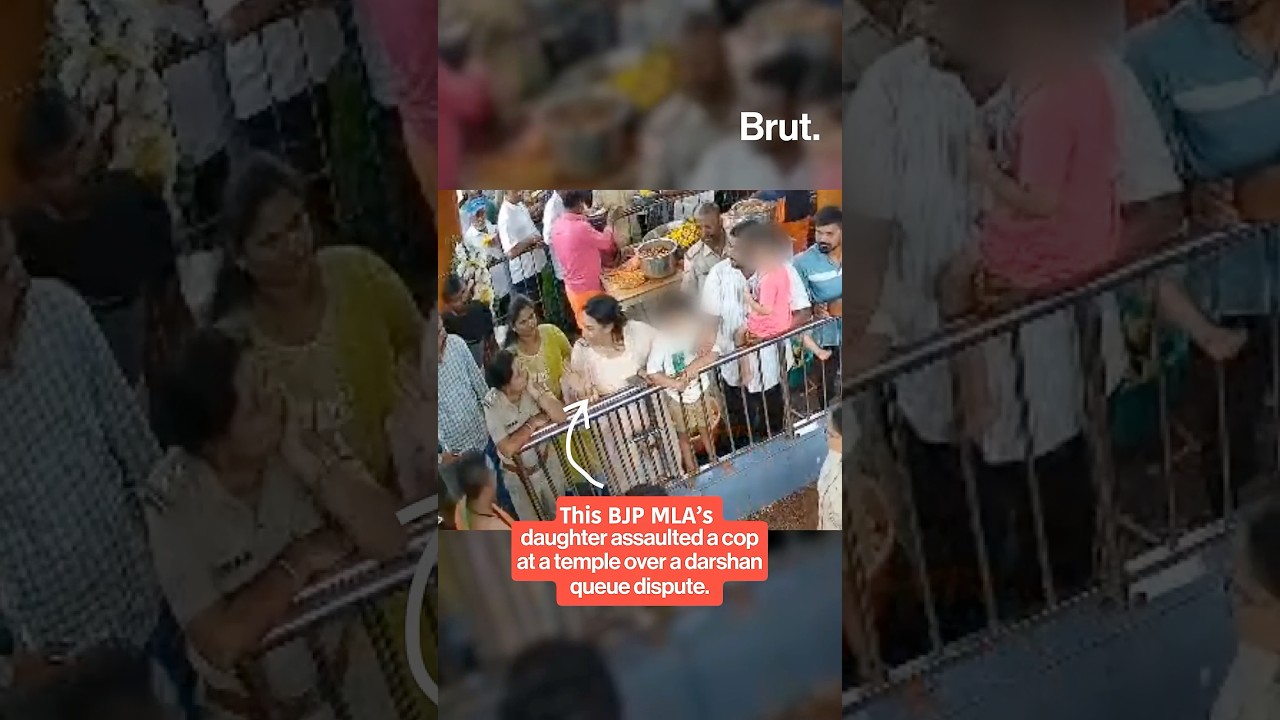 BJP MLA&rsquo;s daughter slaps cop over temple entry