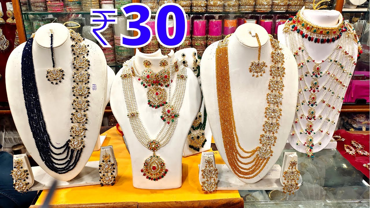 Charminar Jewellery Only 30 Rupees Wholesale Price  Ladbazar Hyderabad