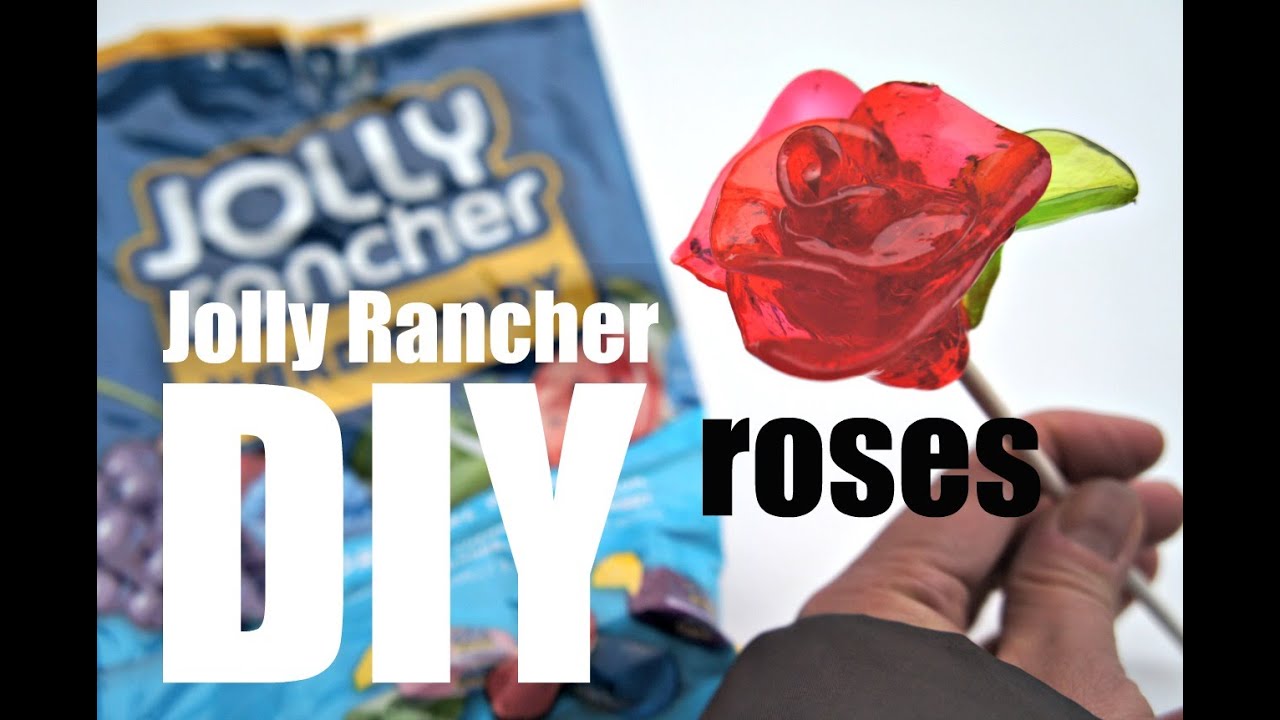 DIY Jolly Rancher Candy Roses