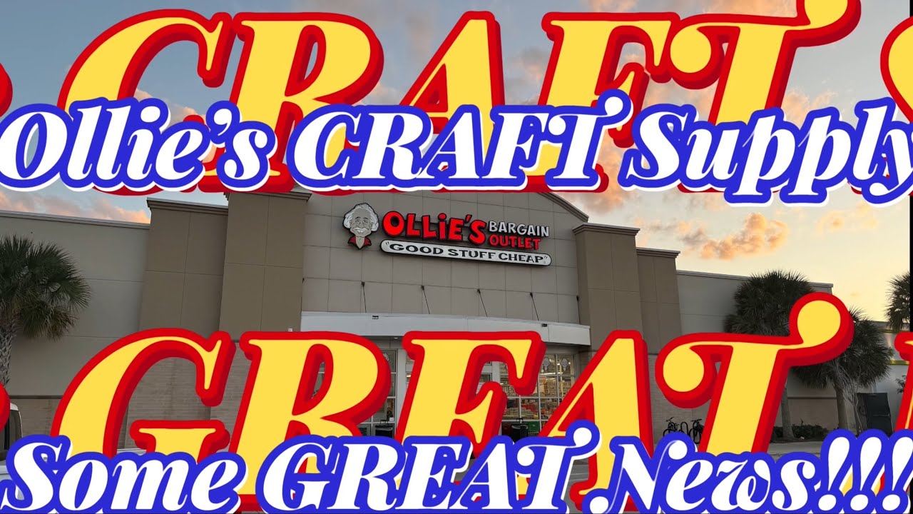 CRAFT Supplies! No Local Store? CURE To OLLIE’S Absence! Watch THIS! JAMES Fabric Ribbon NEW FINDS!
