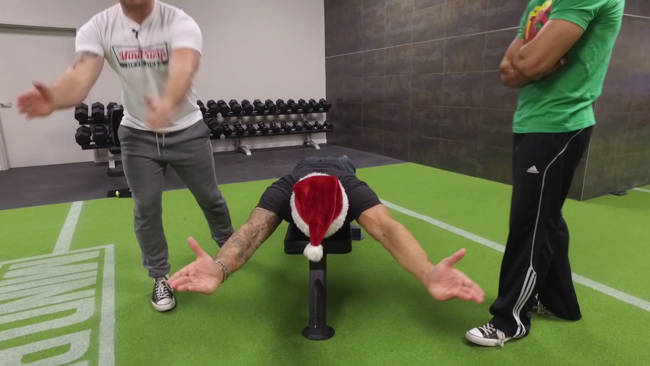 Prime Your Shoulders with Handcuffs with Rotatation on a Bench