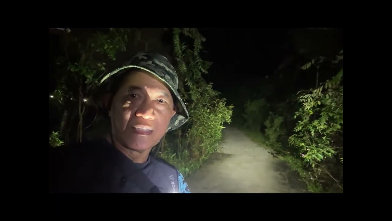 RAIL CORRIDOR AT NIGHT