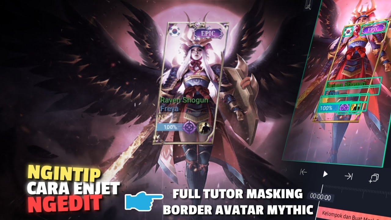 Tutorial Masking Border Avatar Mythic Auto Rapi Pake AM