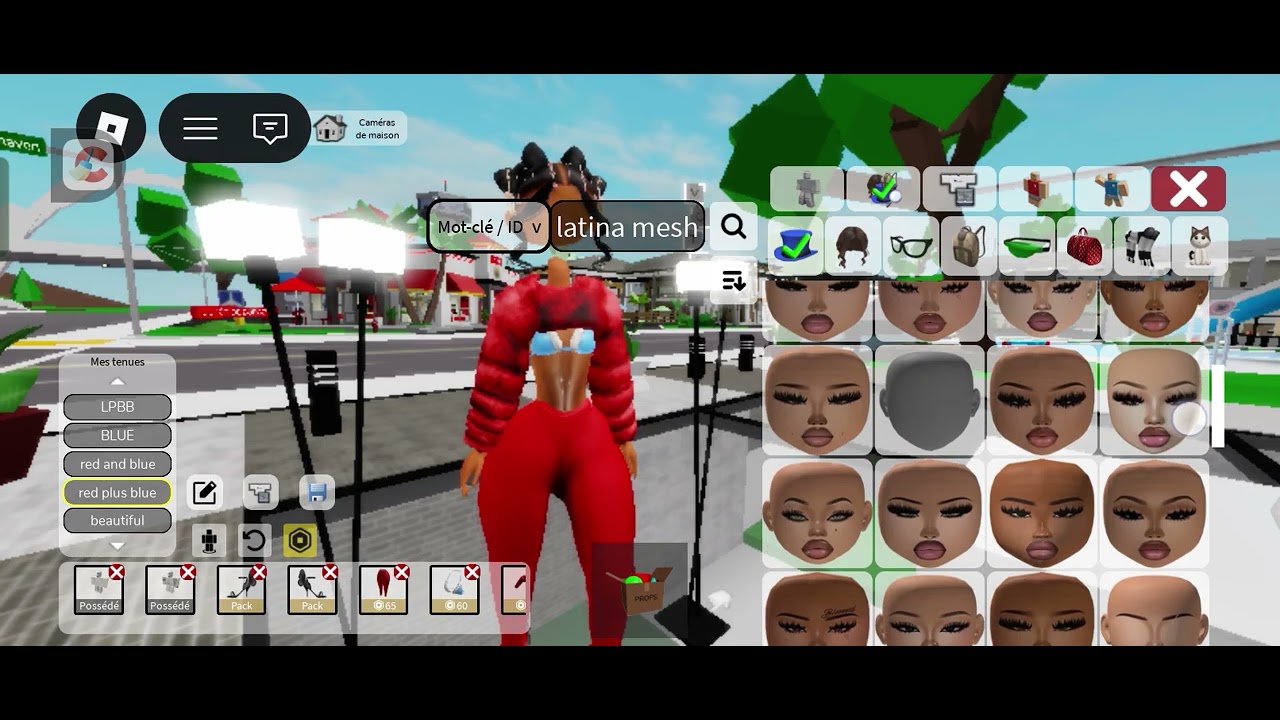 Tuto skin tana pls ps de critiques bleue et rouge