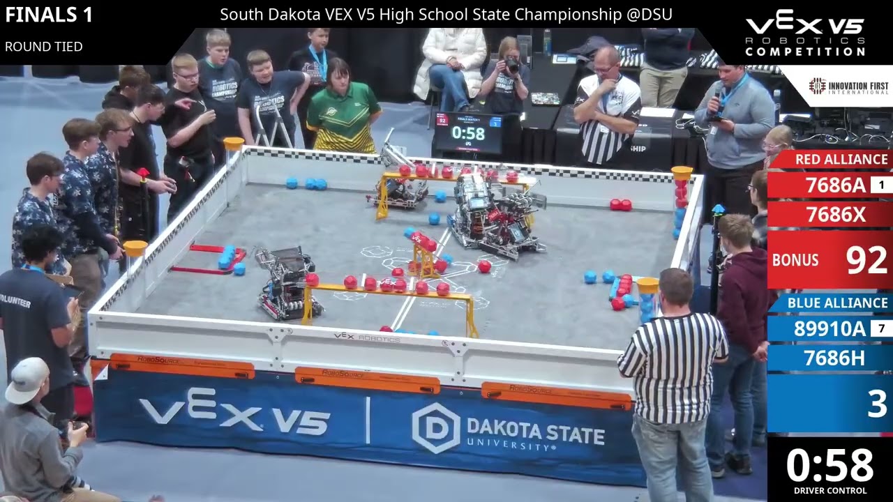 South Dakota Regionals : Division 1 - Final #1-1 - 7686A & 7686X vs 89910A & 7686H - Auton + Driver