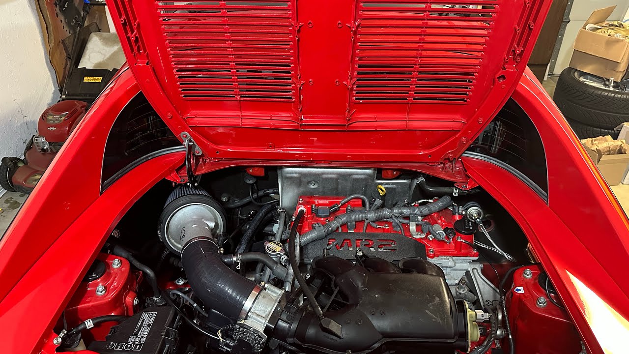 SW20 Toyota MR2 2GR V6 - MR2 Heaven custom door panels part 1, Rat 2 injector cover, and t top fix.