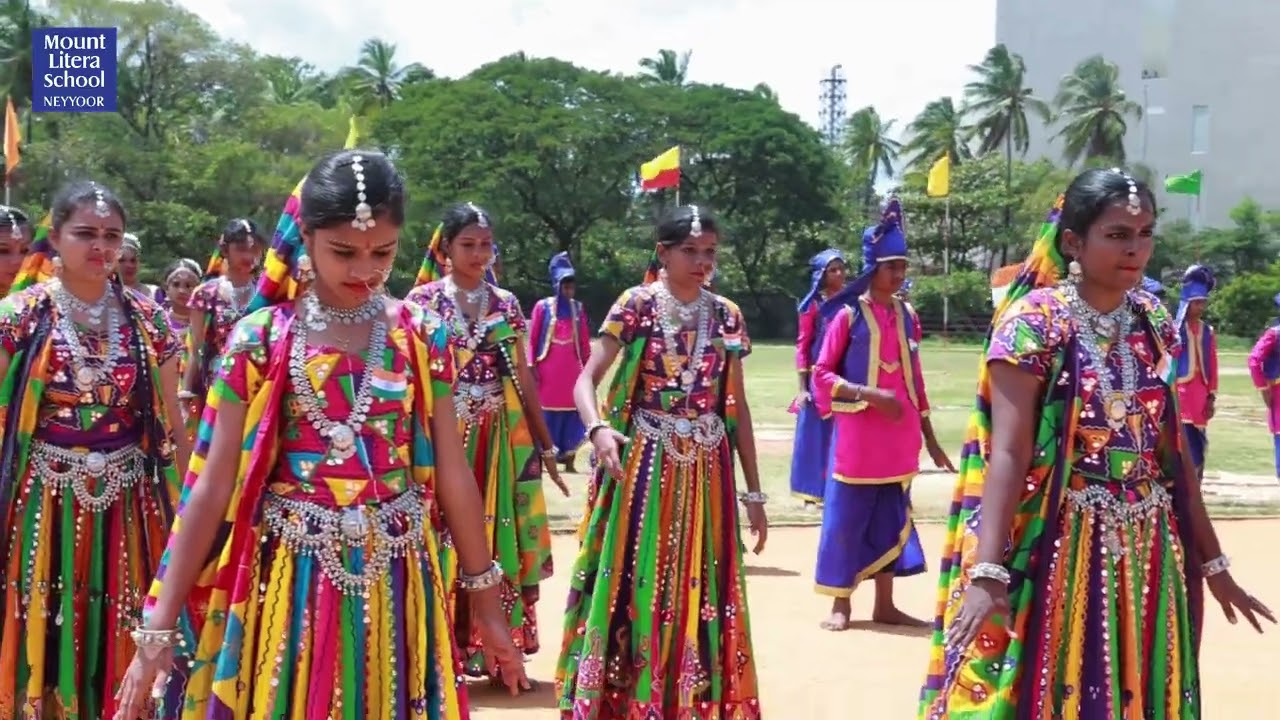 78th Independence Day - Mass Dance by Students of Mount Litera School, Neyyoor @mlzsneyyoor