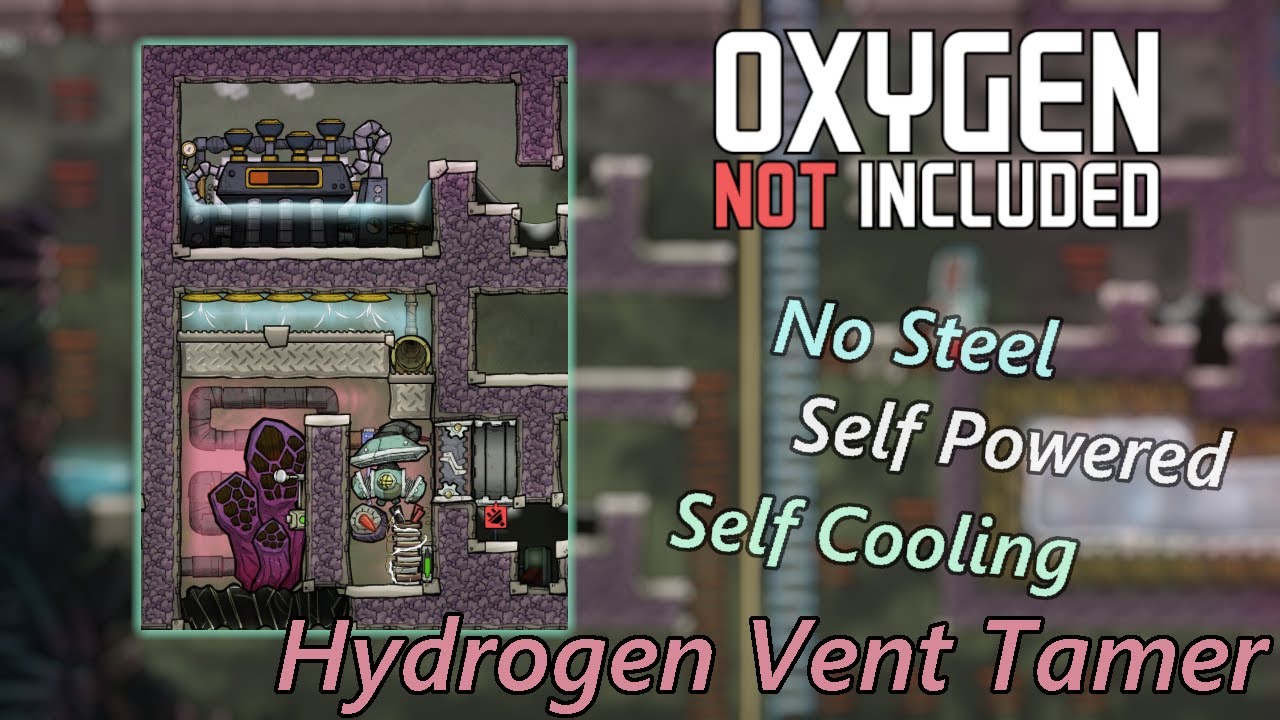 Hydrogen Vent Tamer Design - Self Cooling , Self Powered , No Steel - Guide - Oxygen Not Included