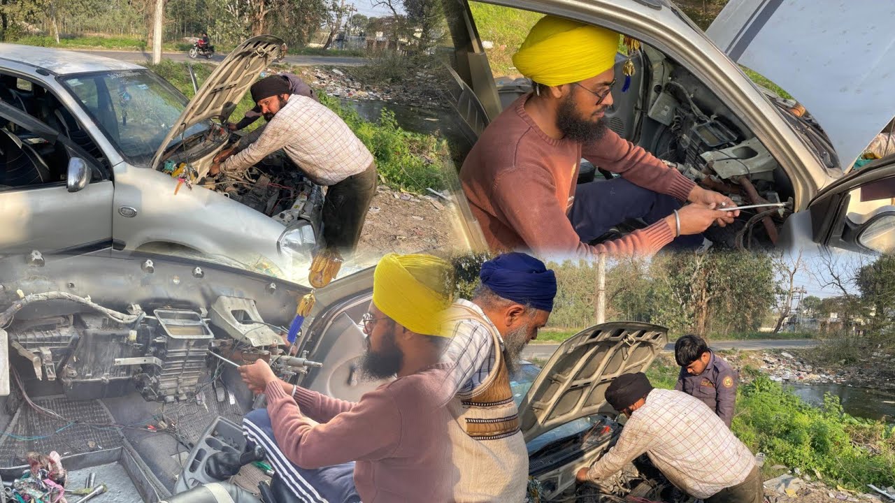 Battery nal karti duji gaddi start/ Full funny vlog/ @BaljinderRamgarhia-g7e 