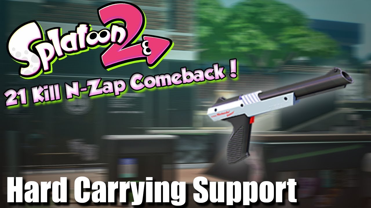 Splatoon 2 - N-Zap Comeback Like no Other! (Wacky 21 Kill Game!)