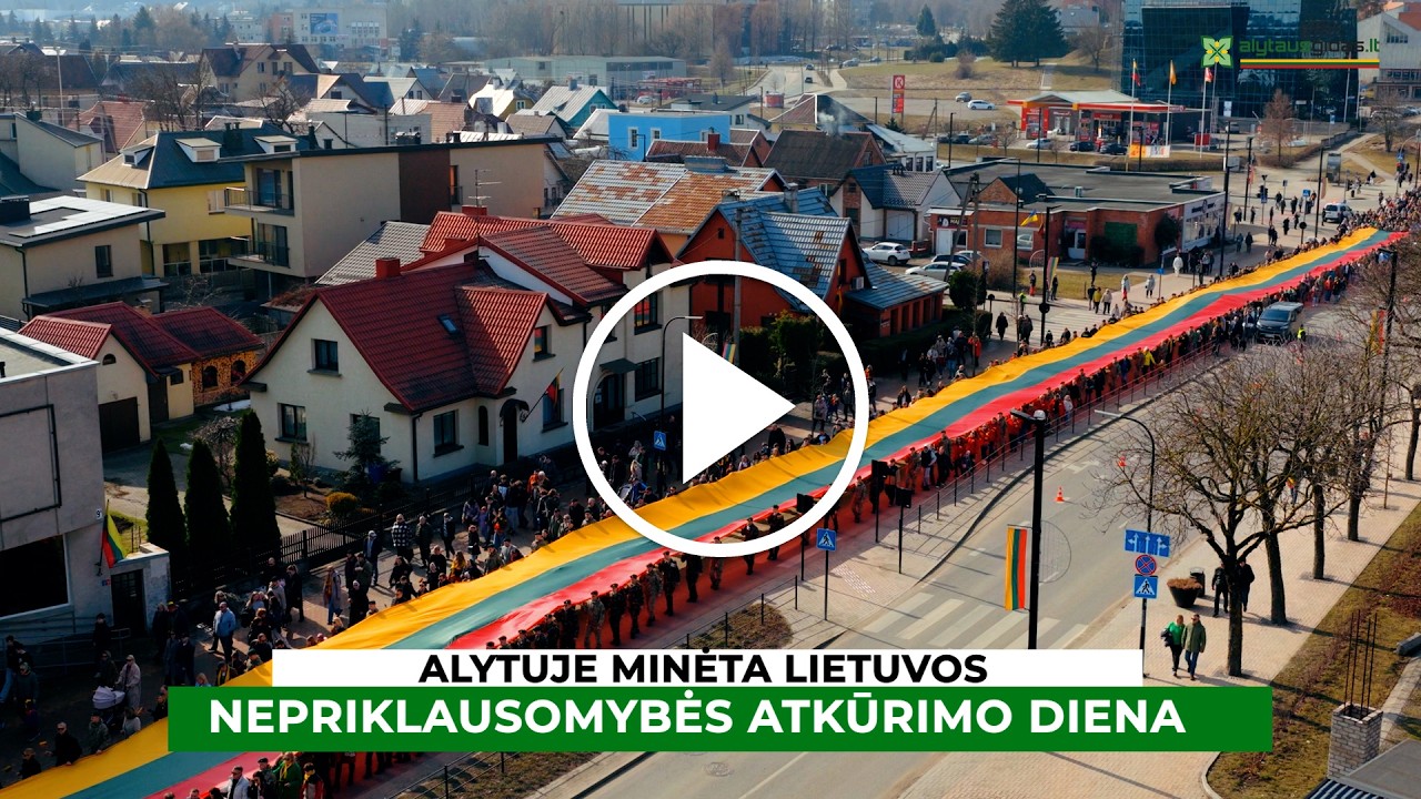 Kovo 11-oji – Lietuvos Nepriklausomybės atkūrimo diena Alytuje (renginio įrašas)