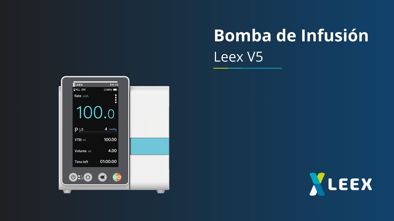 Bomba de Infusión Volumétrica Leex V5