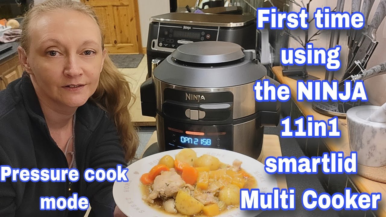 Ninja Foodi 11in1 smartlid Multi Cooker Chicken stew | Pressure cooker mode