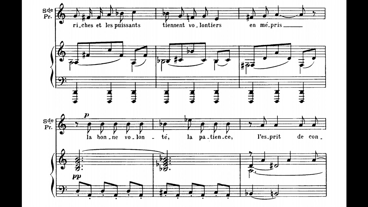 F. Poulenc: Dialogues des Carmélites - Act 2 (with score)