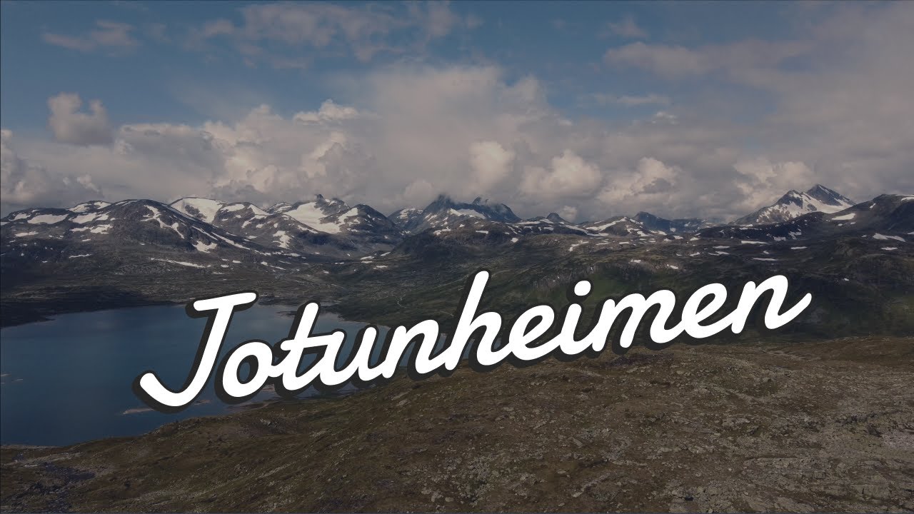 Jotunheimen -  Norwegian mountain drone - 4K