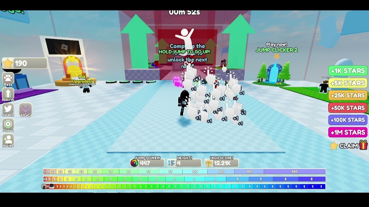 Trying to beat jump clicker in this video! (barely did anything)