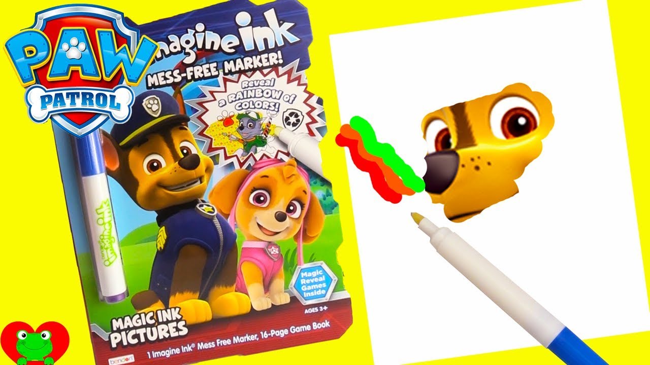 Coloring Paw Patrol Imagine Ink GIANT Book, Games and Surprises