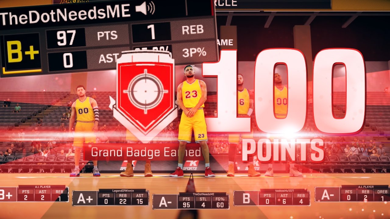 SHOT OVER 3 DEFENDERS WITH A FEW SECONDS LEFT FOR 100 POINTS?!?