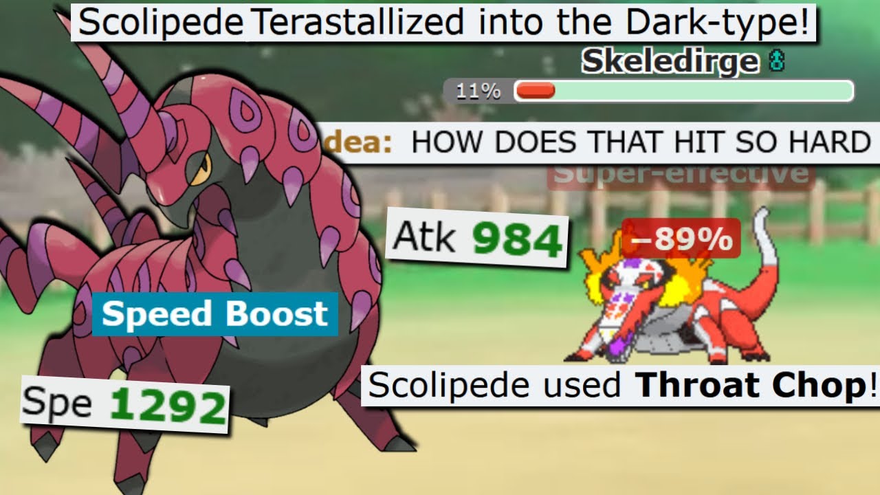 THIS IS WHY YOU NEED TO USE SCOLIPEDE IN POKEMON SCARLET AND VIOLET!