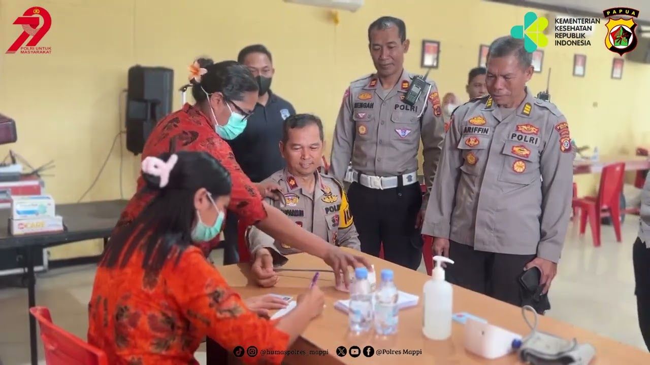 Pemeriksaan Kesehatan Berkala Polres Mappi