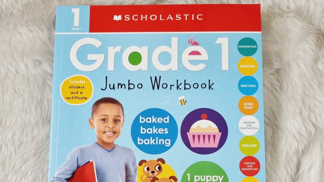 Scholastic Jumbo workbook Grade1 6-8 ปี